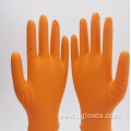 8mil 9inch Diamond Pattern Anti-impact Thick Mechanic Gloves